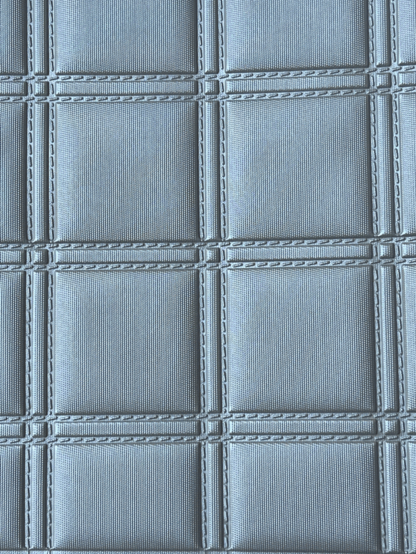 Acolchado náutico cuadro 5x5 falsa costura doble JNB marine textiles